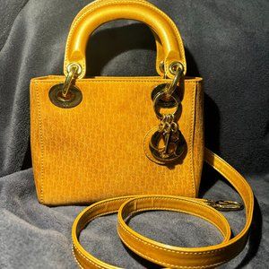 Vintage Christian Dior Lady Dior handbag